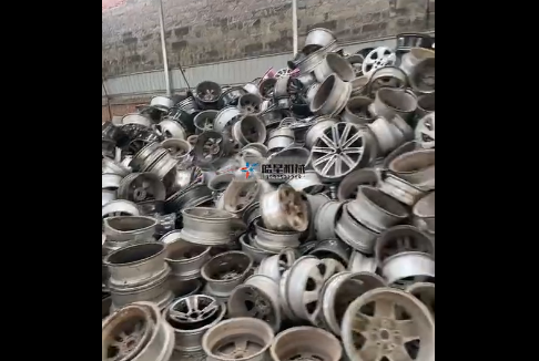 汽车轮毂91看片淫黄大片|铝合金91看片淫黄大片破碎分离厂家生产现场