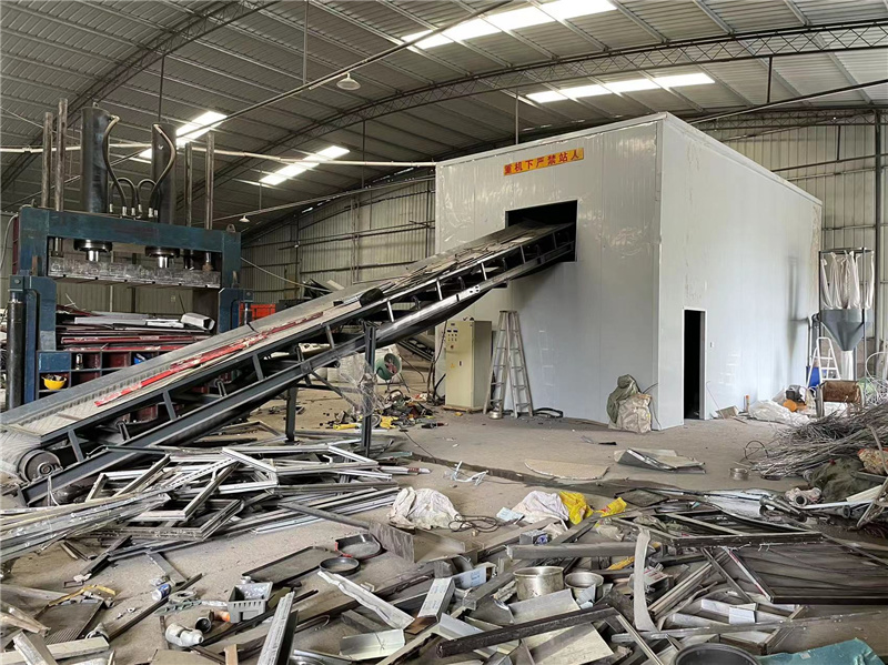 成套废钢91看片淫黄大片设备怎么输送废钢